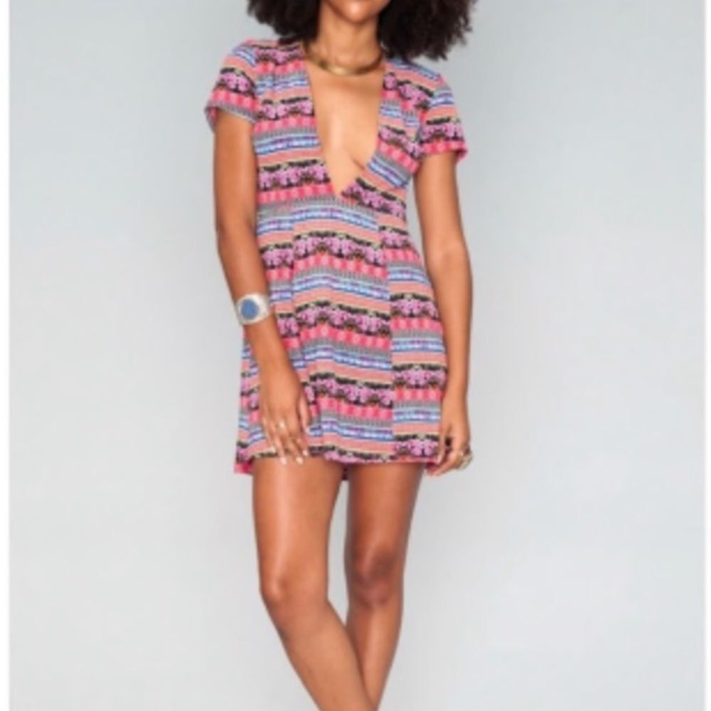 Show Me Your Mumu Ibiza dress in Saucy Stripe size S